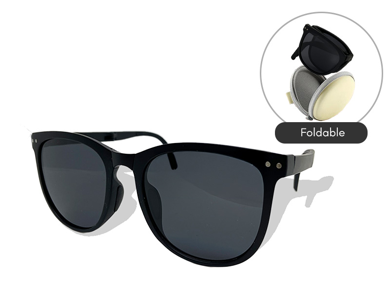 Foldable Adult Sunglasses (Black)