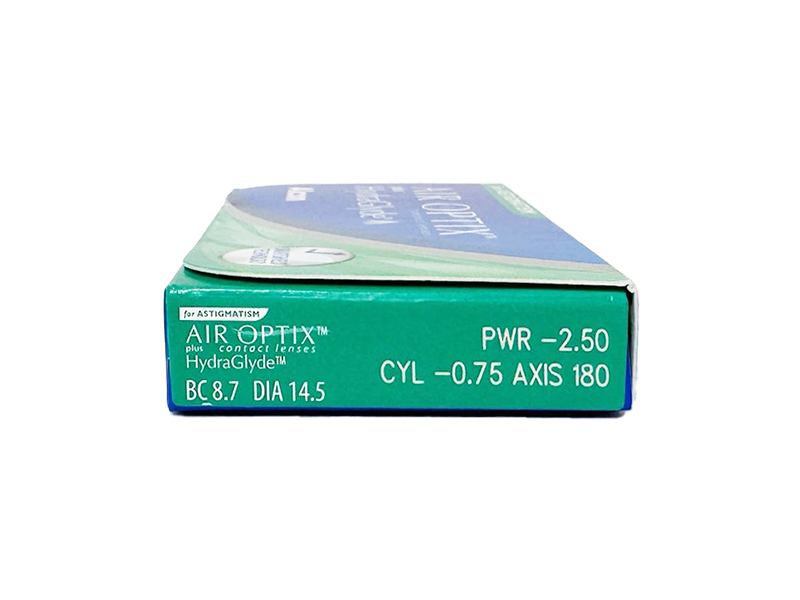 AIR OPTIX PLUS HYDRAGLYDE FOR ASTIGMATISM